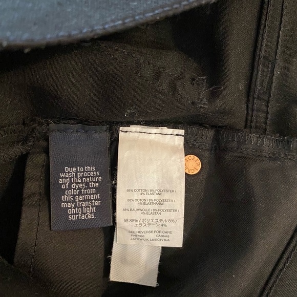 NW J Crew High Rise Black Jeans - Picture 7 of 7